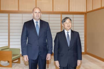 天皇陛下、ラトビア大統領と会見　ブルガリア大統領も