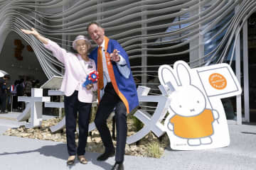 万博おばあちゃん全館制覇　46日で、PR大使にも就任