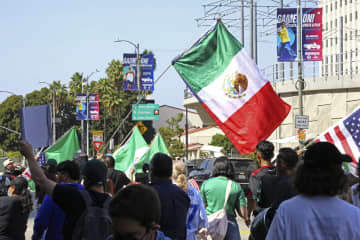 米、ロス抗議巡りメキシコ批判　移民出身地、大統領は反発