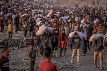 世界から忘却、恐れるガザ住民　人道危機、攻撃で連日犠牲