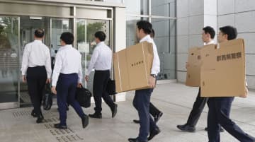 群馬県議会の自民控室を家宅捜索　市役所新庁舎建設の入札妨害容疑