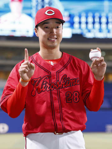 中1―2広（29日）　佐藤柳、初登板先発で勝利