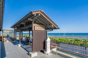 絶景！道の駅【6】太平洋を一望できる足湯が最高！静岡県「道の駅 潮見坂」