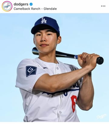 ドジャースのキム・ヘソン、大リーグ初の２塁打は「盗まれた」　韓国メディア嘆き...セーフ判定もチャレンジで覆る