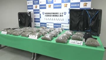 大麻約２５キロ密輸しようとしたか　アメリカ国籍の女逮捕　成田空港