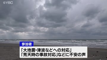 低周波音や地震・津波対応への懸念の声も　遊佐町沖の洋上風力発電事業で住民説明会　山形県