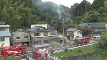 焼け跡から1人の遺体　住人か　住宅が全焼する火事　愛知・岡崎市