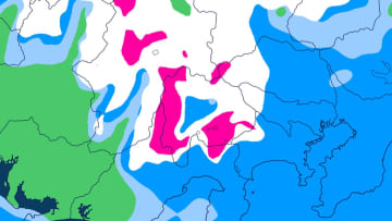 週末は天気崩れ、標高の高い所で雪のおそれも　きょうは4月中旬並の暖かさ　山梨【大雪と雨のシミュレーション】