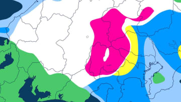 【大雪情報】関東甲信　18日夜遅くから19日夕方にかけ山沿いなどを中心に大雪、平地でも積雪の所【大雪と雨のシミュレーション】