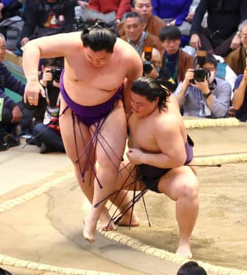 新十両で無傷8連勝の草野「思い切り前に」　大の里らの連勝記録に王手