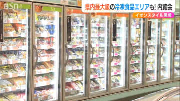 冷凍食品エリアは「新潟県内最大級」18日オープン『イオンスタイル黒埼』新潟市西区