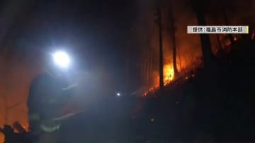 大船渡・山火事派遣の福島県隊員が語る　山林火災の消火の難しさ　早い段階での延焼食い止めが重要