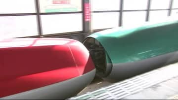 東北新幹線　連結運転を再開　盛岡駅で「はやぶさ」と「こまち」を連結　岩手県