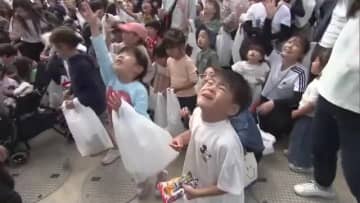 お菓子投げも…住宅メーカーが企画した「町おこしイベント」に２６ブース出店【岡山・総社市】