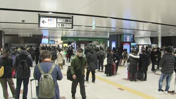 東北新幹線　異音の原因は線路内に立ち入った人との接触が原因か　東京～盛岡駅間で運転見合わせ