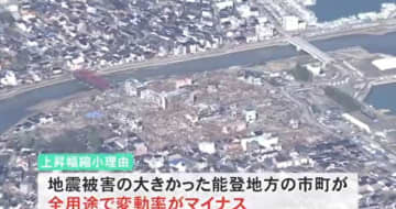 【地価公示】地震の影響で能登地方は土地価格の変動大きく 新幹線延伸の加賀とは明暗