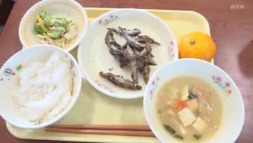 特産の椿油を使った給食を堪能　担い手不足解消へ小中学校で提供【長崎県五島市】