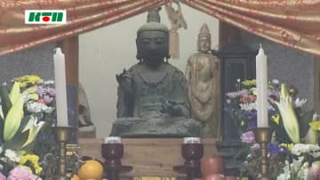 盗まれた仏像が13年ぶりに韓国から対馬へ戻る　観音寺に安置で関係者は安ど　午後から歓迎の法要