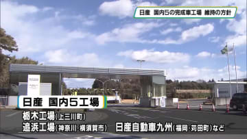 日産　国内５工場維持へ　ライン統廃合で合理化　新体制合わせ１１日に協議