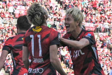 Ｊ１鹿島・鈴木優磨　初ゴールのＦＷ田川亨介＆相馬封じのＤＦ津久井佳祐を激賞