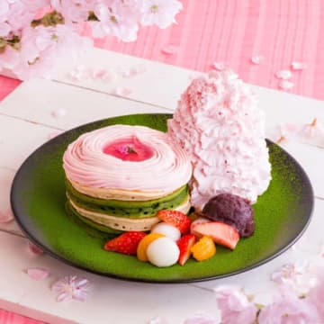 「Eggs ’n Things」春限定メニューが登場！　桜色のパンケーキなどラインナップ