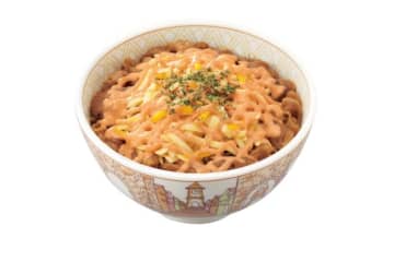 すき家「明太マヨチーズ牛丼」登場！　ピリ辛な明太マヨが絶妙にマッチした春メニュー