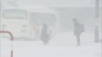 「前が白くて見えなくて、全然歩けない」北海道　道東や十勝で大雪・暴風雪　18日あさまで注意