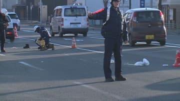 道路を横断中の女性はねられ死亡　苫小牧市内の国道　頭から出血