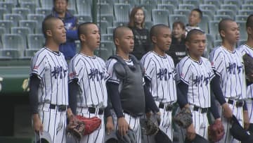 センバツ高校野球　柳ヶ浦が甲子園で初練習　主将「目標としていた場所」