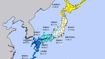 九州地方（山口含む）で28日頃から「気温がかなり低くなる可能性」　気象庁が低温に関する早期天候情報を発表