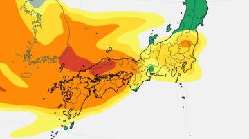 【黄砂情報】九州から関東、東北にかけて25日は黄砂飛来のおそれ　交通障害に注意【黄砂予想シミュレーション】