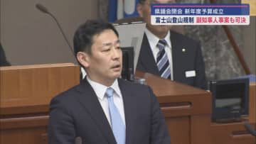 静岡県議会２月定例会新年度予算案などすべての議案を可決して閉会