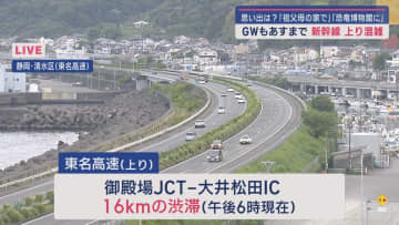Uターンラッシュ始まる　ＪＲ静岡駅は帰省先や旅行先から戻る客で混雑ピークは６日か　高速道路は５日が混雑のピークに