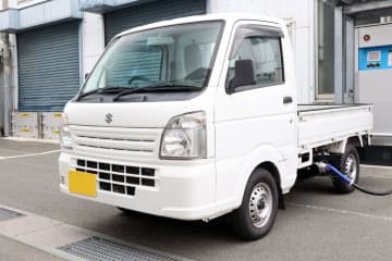 スズキ　キャリーのEV軽トラを製作し、農業等従事者へ貸し出す実証実験を開始