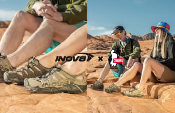 INOV8×CHUMS初コラボ！左右非対称カラーが目を惹くアウトドアサンダルが新登場！