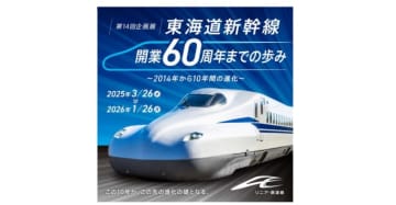 リニア・鉄道館、東海道新幹60周年企画展を開催 2014年からの10年の進化に焦点