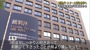 同性パートナーの名字への変更認める　名古屋家庭裁判所「婚姻に準じる関係にある」