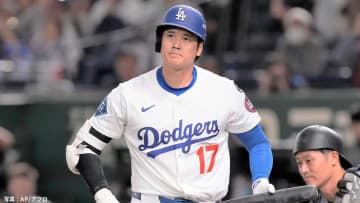 大谷翔平、阪神戦は2打席で途中交代...才木相手に空振り三振、中飛と2打数ノーヒット　佐藤輝3ランでド軍劣勢