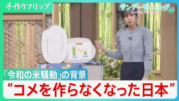 「令和の米騒動」の背景に“コメを作らなくなった日本” 専門家「あと5年もすれば崩壊の危機」【サンデーモーニング】