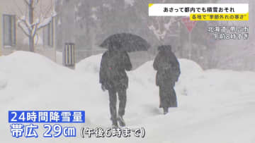 各地で季節外れの寒さ　熊本市で“3月の雪”は10年ぶり　19日にかけて都内でも積雪のおそれ【news23】