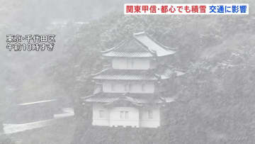 東京都心で1センチの積雪　港区・虎ノ門では「直径9ミリのひょう」も観測　雪によるスリップ事故も相次ぐ