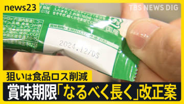 消費者庁「賞味期限延長」求めるガイドライン公表へ…背景に食品ロス削減　賞味期限どのくらい気にする？街の声は―【news23】