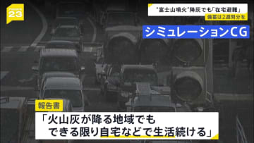 富士山が噴火したら…内閣府の有識者検討会が報告書を公表