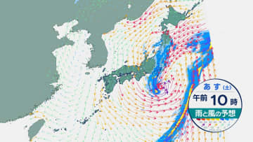 【土砂降りはいつまで？】土曜日は東京で“警報級の大雨”に注意　日曜日は一転して「季節3か月分の気温差」【雨と風のシミュレーション】