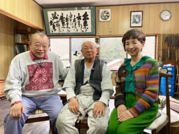 刀鍛冶・河内國平の、火の粉飛び交う鍛冶場に突撃！『鶴瓶ちゃんとサワコちゃん～昭和の大先輩とおかしな２人～』第36回ゲスト：【奈良ロケ編】刀鍛冶・河内國平 3月17日（月）よる9時00分～ BS12 トゥエルビで放送