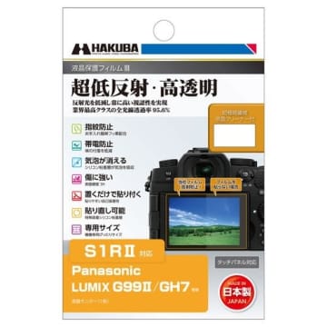 ミラーレス一眼カメラの必須アイテム！業界最高クラスの超低反射・高透明さを誇る液晶保護フィルムにPanasonic「LUMIX S1RII」専用1製品を新発売！