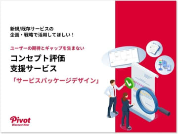 アイデア検証に有効！ユーザーとのギャップを生まないコンセプト評価支援サービス紹介資料を3月17日無料公開　～ UXデザイン視点でスピーディーに改善点を見える化 ～