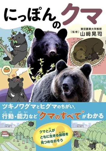 ツキノワグマとヒグマの違い、行動・能力など「クマのすべて」がわかる『にっぽんのクマ』3月17日発売　クマと人が共に生きる環境を見つめ直す