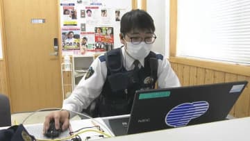 「猛暑に警察官も脱帽」岡山県警　交番などの室内では帽子を脱ぎ勤務可能に　暑さ対策のため