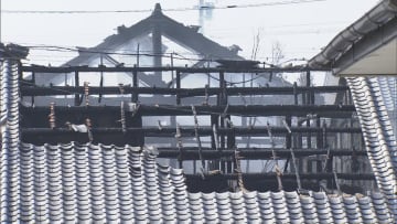 木造住宅が火事　“江戸時代の趣が残る”二川町の旧東海道沿いの住宅街　けが人なし　愛知・豊橋市